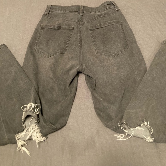Grey high wasted distressed denim - wild fable - Picture 2 of 4